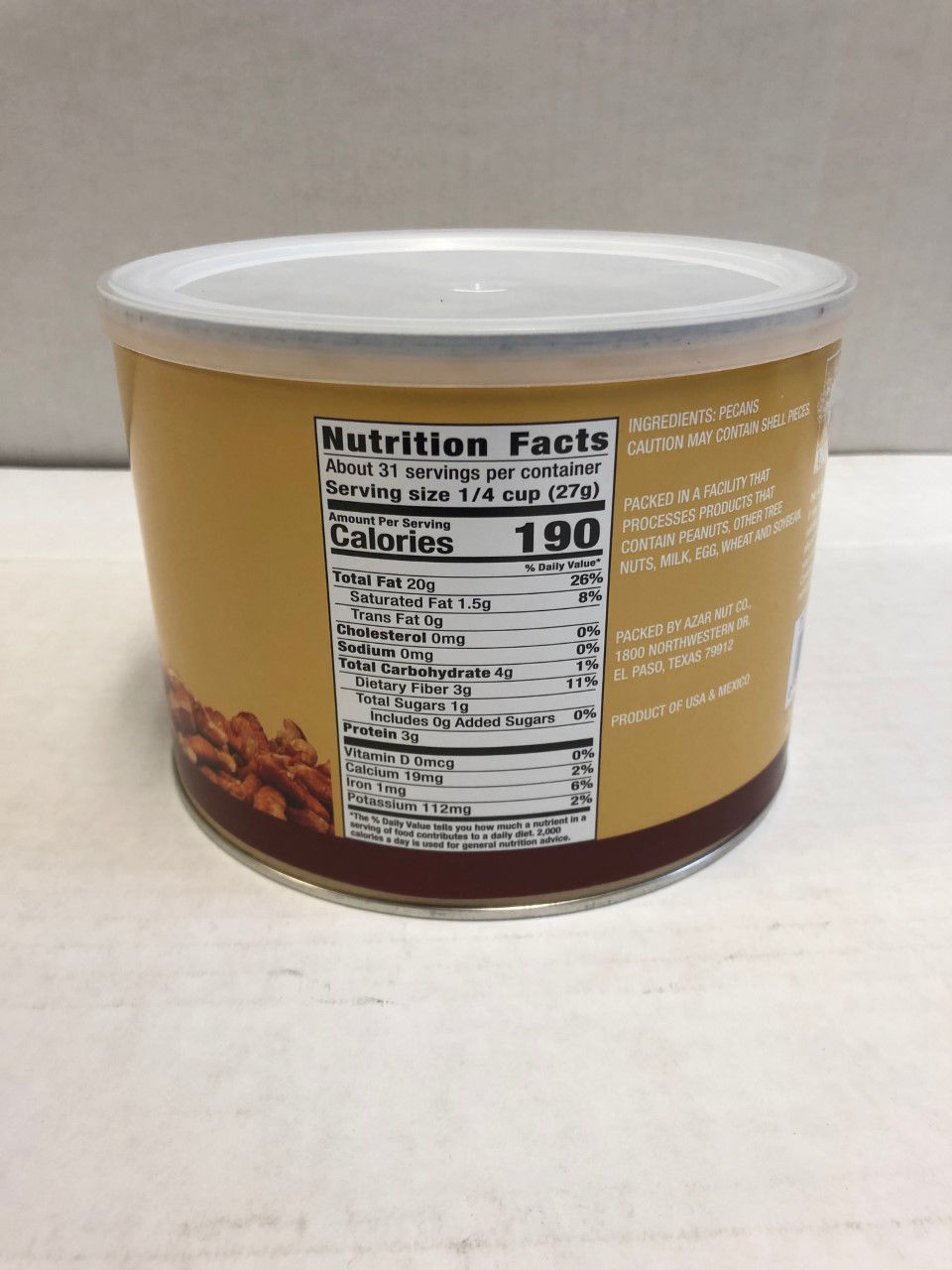 José Santiago Home Delivery. PECAN PIECES FCY. LRG. AZAR